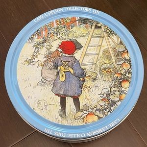Vintage Carl Larsson Collectors Tin 1988